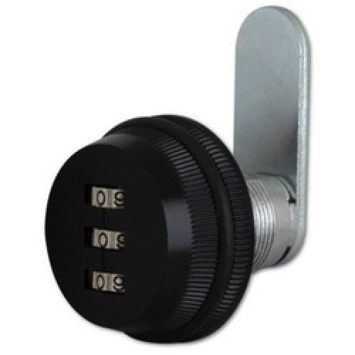 3 DIGIT COMBINATION NUT FIX CAM LOCK 20MM BLACK AS10466 Twiggs